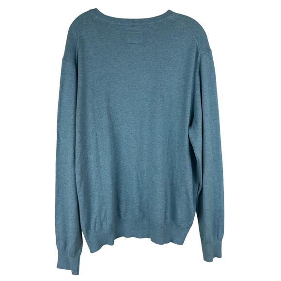 St. Johns Bay Men's V-Neck Sweater Size XL Blue NEW - Picture 4 of 5